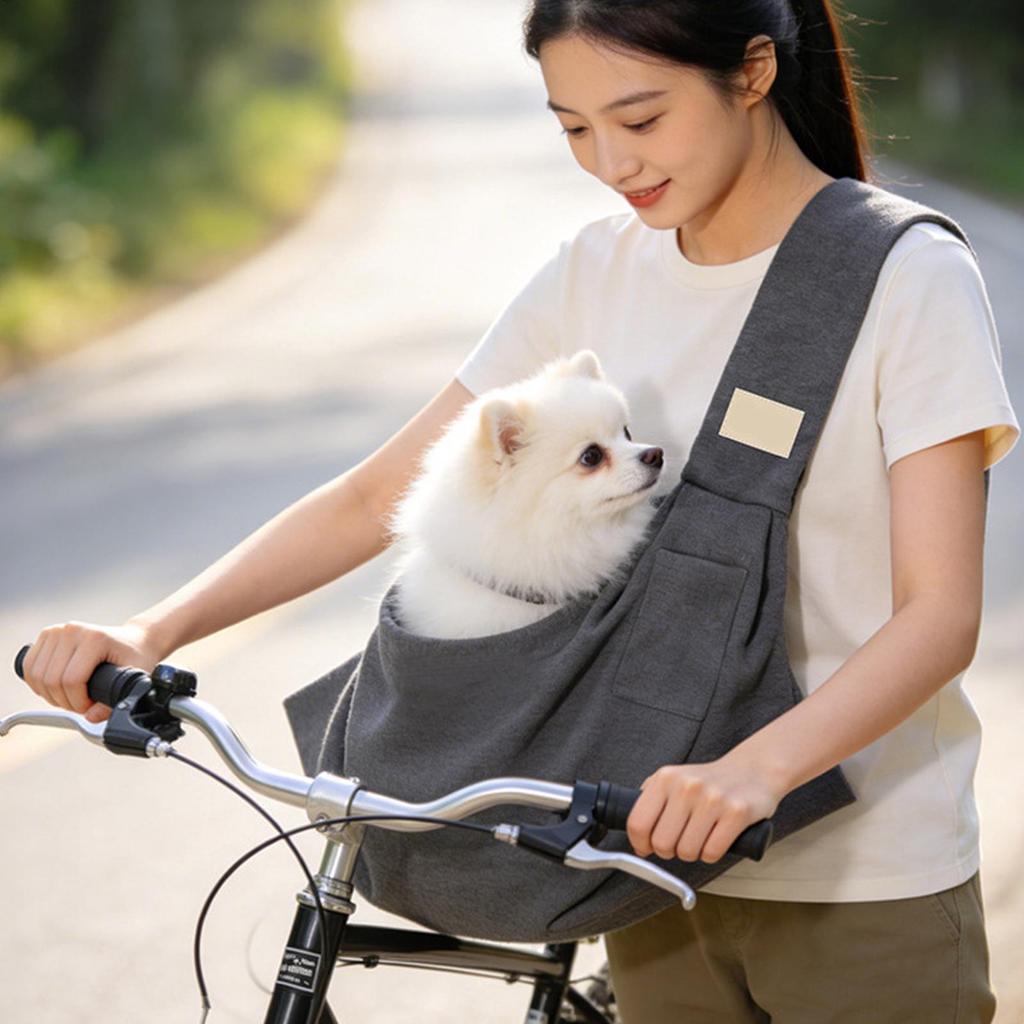 Pet Carrier Bag Breathable Portable Lightweight Carrying Bag Pet Sling Carrier for Travel Hiking Walking Vacation Beach Garden