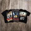 BREEZE Godzilla Print T-Shirt (Adult Size) Kids Clothing Adult Size Short Sleeve Collaboration Mens M L Charcoal Black 316906