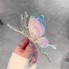 Women Vintage Painted Butterfly Hair Claws Luxury Hair Clips Barrette Headwear Shark Hair Clip