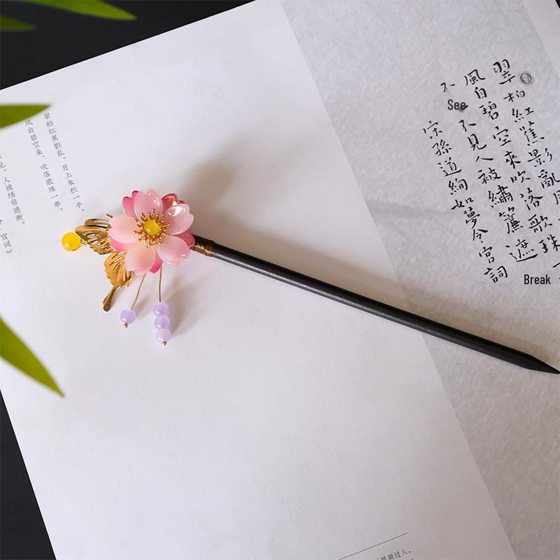 Wsuwka do włosów Nanami Energetic Girl Cosplay - Akcesorium do upięcia włosów w stylu starożytnym