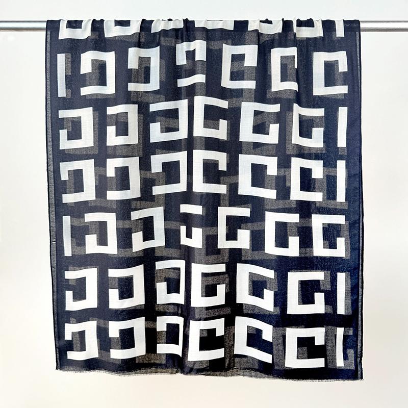 

Elegant Women Beach Silk Scarf Wrap Shawl Plaid Print Lady Sunscreen Bandanas Hijab Mujer Scarve Pareo Headscarf Casual Retro One Size& 8Y