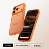 Compatible iPhone 17 Pro Skin-Feel Case with Magnetic Rotating Stand & Button Protection for Apple 16 Pro Max