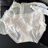 9347 Ultra-Thin Nude Ice Silk Women's Seamless Underwear with Extended Crotch and Anti-HPV Protection