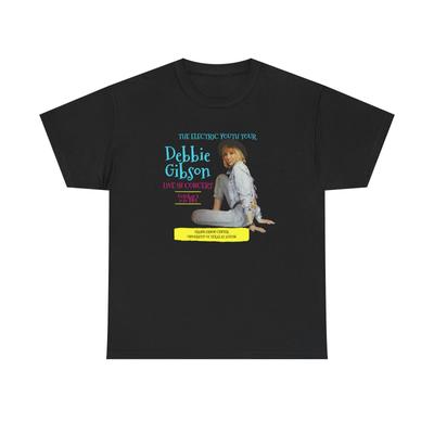 Debbie Gibson Unisex Schweres Baumwoll-T-Shirt, Geschenk für Klassik-Musik-Fans, Konzert-T-Shirt