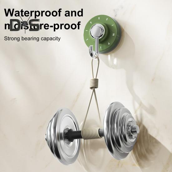 3-teilige Saugnapfhaken, robuste, schwingende Magnethaken, starke Tragfähigkeit, einfach zu installieren, für Küche und Bad