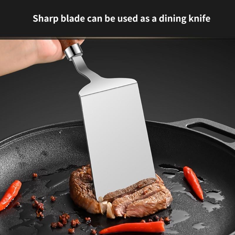 304Stainless Steel Cooking Turner Kitchen Spatula Professional Spatula Kitchen Turner Suitable for Frying and Stirring