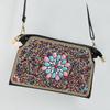 Bohemian Shell Shape Purse With Flower Embellishments For Daily Wear