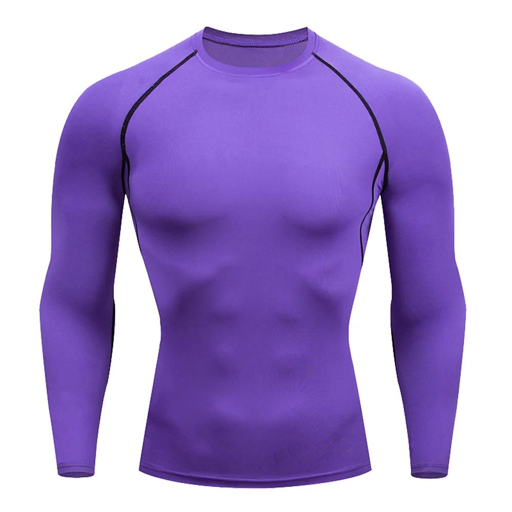 Men Quick-Dry Athletic T-Shirt Breathable Stretchy Moisture-Wicking Short Sleeve Compressed Fitness Gym Sports Workout 8 Colors
