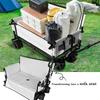 Large-capacity Outdoor Camper Hiking Beach Picnic Camping Folding Stall To Carry Brakes Heavy Duty Off Road Utility Cart