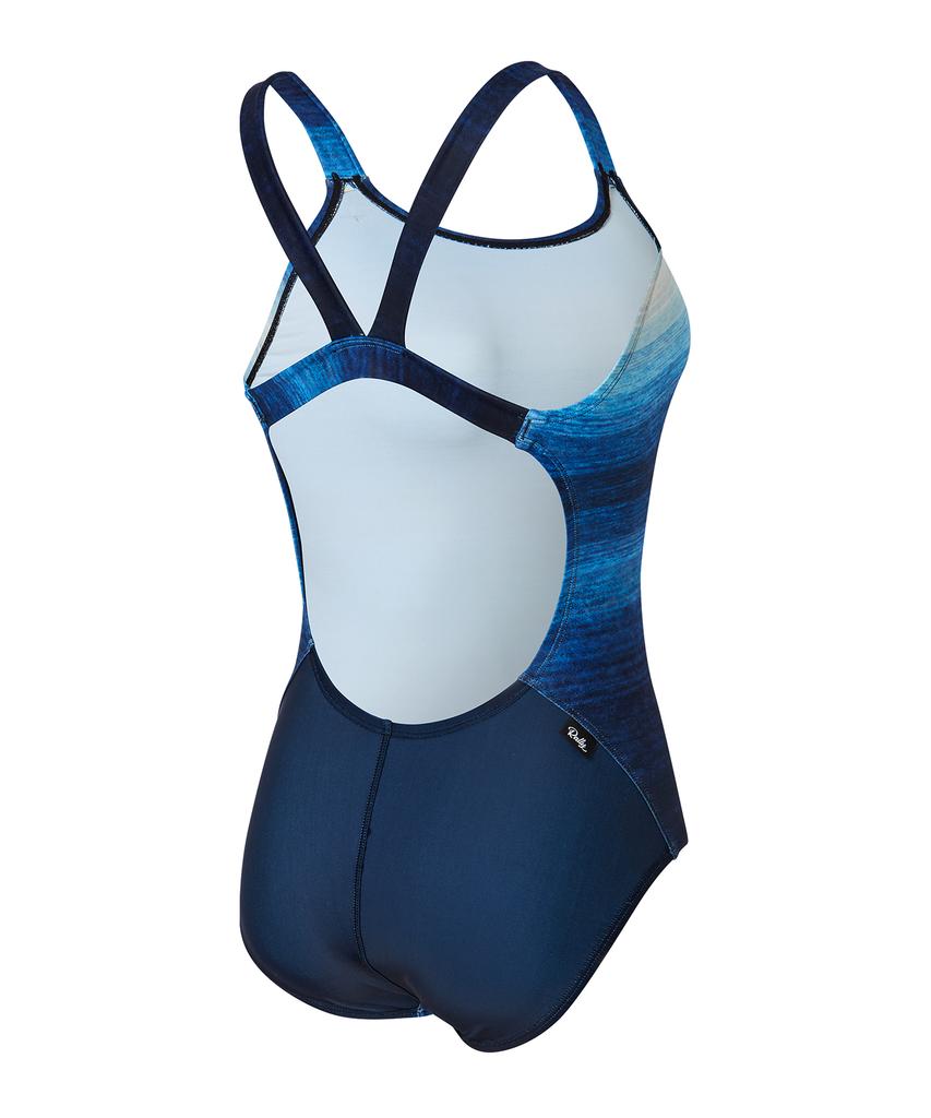 Laelliseupocheu [Rsla407 Nvy] Odd Speedback Swimsuit Navy