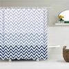 Black And White Striped Shower Curtain With Hooks Waterproof Polyester Fabric Geometric Pattern Home Decor Bathroom Curtain Baño