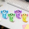Sensory Squeeze Toy 4-Piece Salamander Design Dough Sparkling Fidget Animals For Children Adults Teens Indoor Classroom