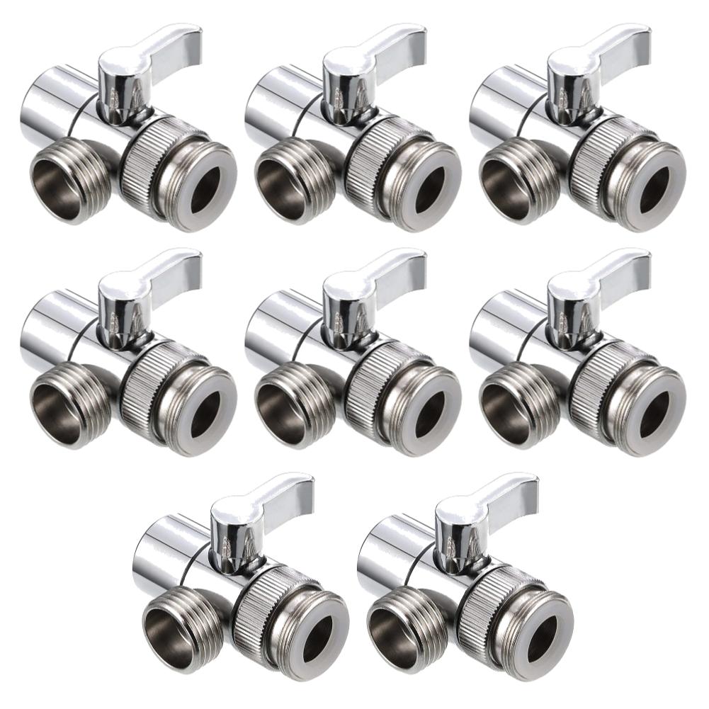 3 Way Sink Splitter Diverter Valve Leak-Proof Faucet Connector Splitter Copper Faucets Water Separator for Shower/Sink/Washbasin