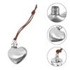 1 Oz Heart Hip Flask Food Grade Stainless Steel Wine Pot Portable Wine Flask Pendant  Gift