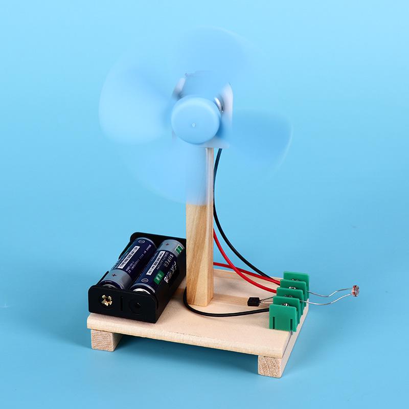 DIY Light-Controlled Electric Fan Kit for Science Experiments