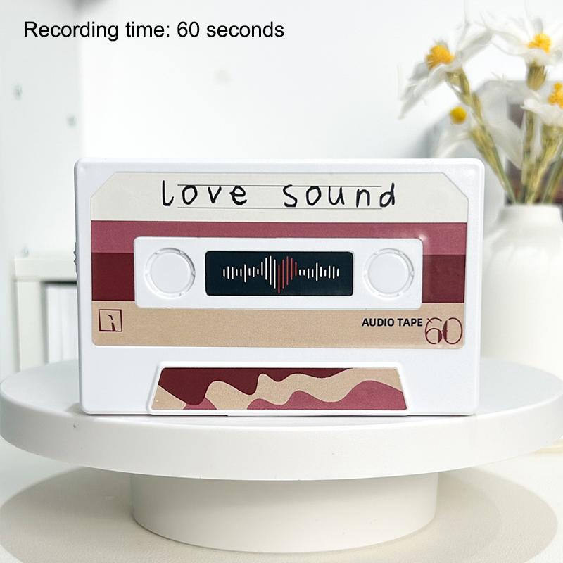 1 Stück Einzigartige Sprachaufgenommene Kassetten-Grußkarte Geschenk, Ein Sprechendes Geschenk, Perfekt Für Paare Und Familien.