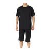 [Nissen] Men's Pajamas/Roomwear, Honeycomb Mesh Short Sleeve Top and Bottom Set with Sweat Absorbent, Quick Drying, and Deodorizing Tape