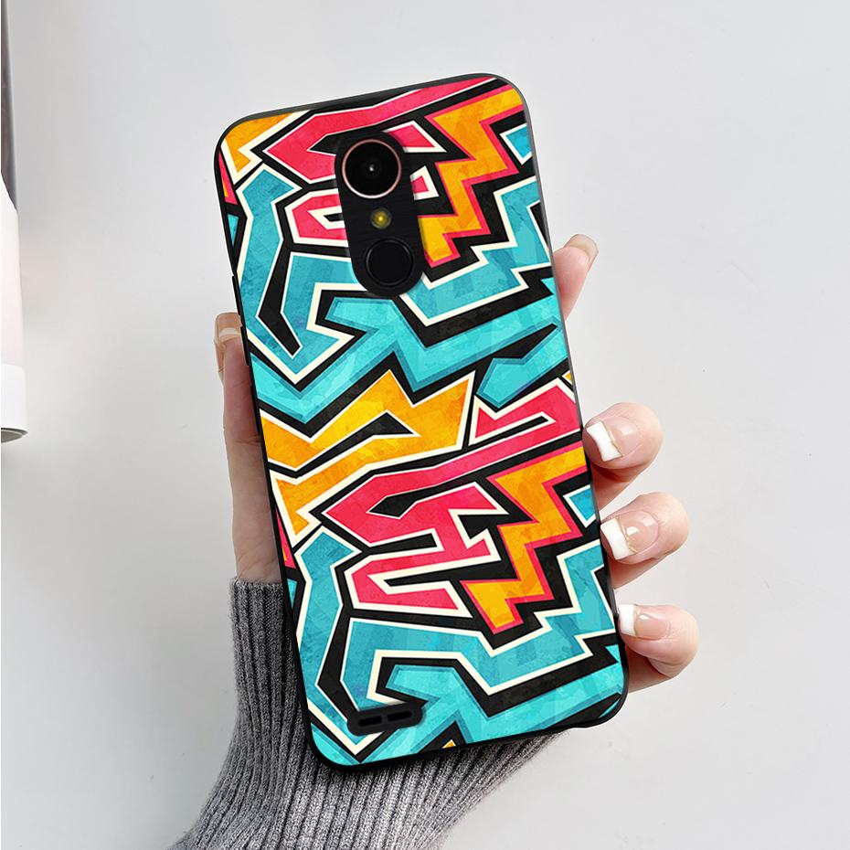 Case For LG K10 2017 X400 M250N /K20 Plus 5.3" Stylish Pattern Silicone Soft Phone Back Cover For LG K10 2017 Cases Bumper Coque