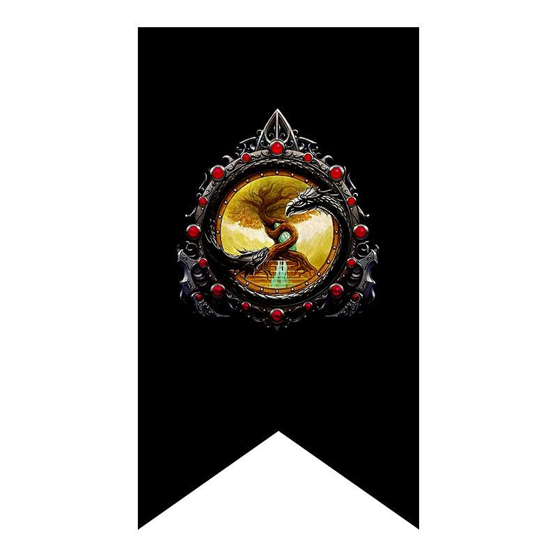 Hero Dark Flag KTV Theme Decoration for Living Room