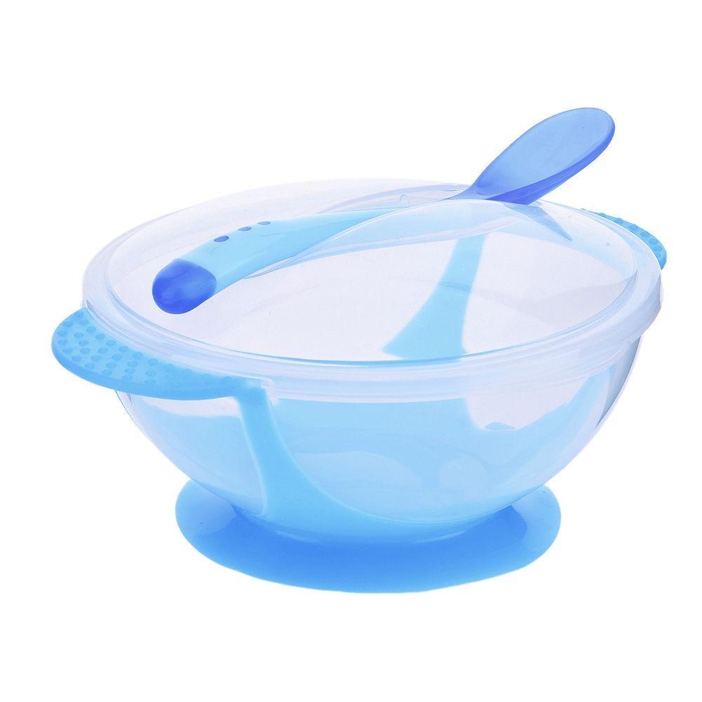 Baby Slip-resistant Tableware Set Children Sucker Bowl Fork and Spoon Children Training