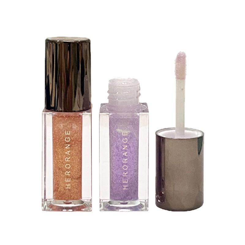 Chameleon Color-Changing Pearlescent Lip Gloss: Spring/Summer Glitter with Mirror Shine and Fine Shimmer