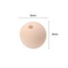 Plain Natural Unfinished Wooden Beads Choice of Size Jewellery, Dolls