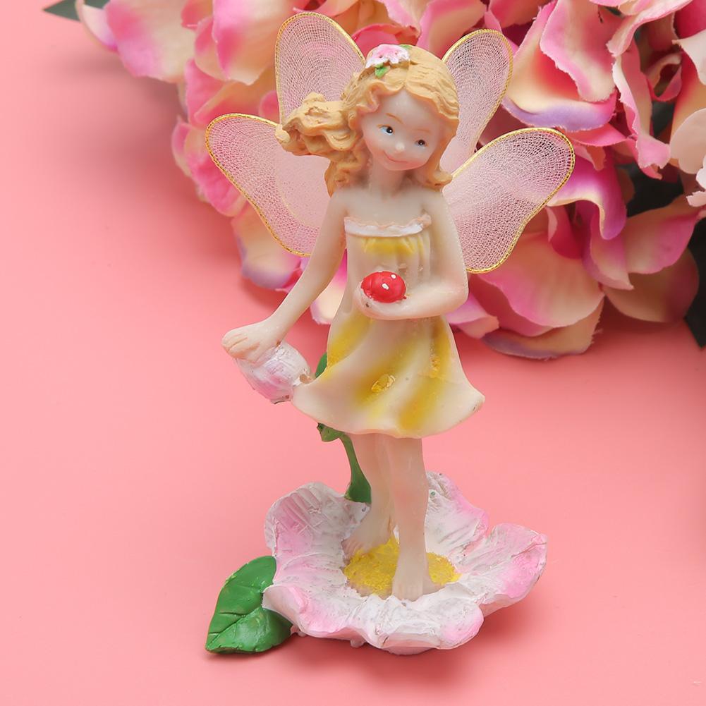 4pcs Set  ature Fairy Figurines,   Fairy Figurines Tiny Elf with Bright Color and   Lines, for Courtyard Mall Scenic Spot