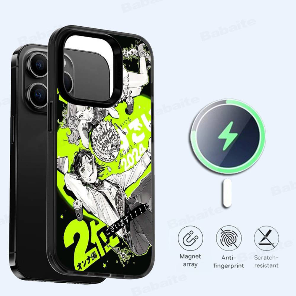A-Aya O-Oosawa K-Koga M-Mitsuki For Magnetic Phone Case For IPhone 17 16 Pro Max 15 Plus 14 13 12 11 Cover