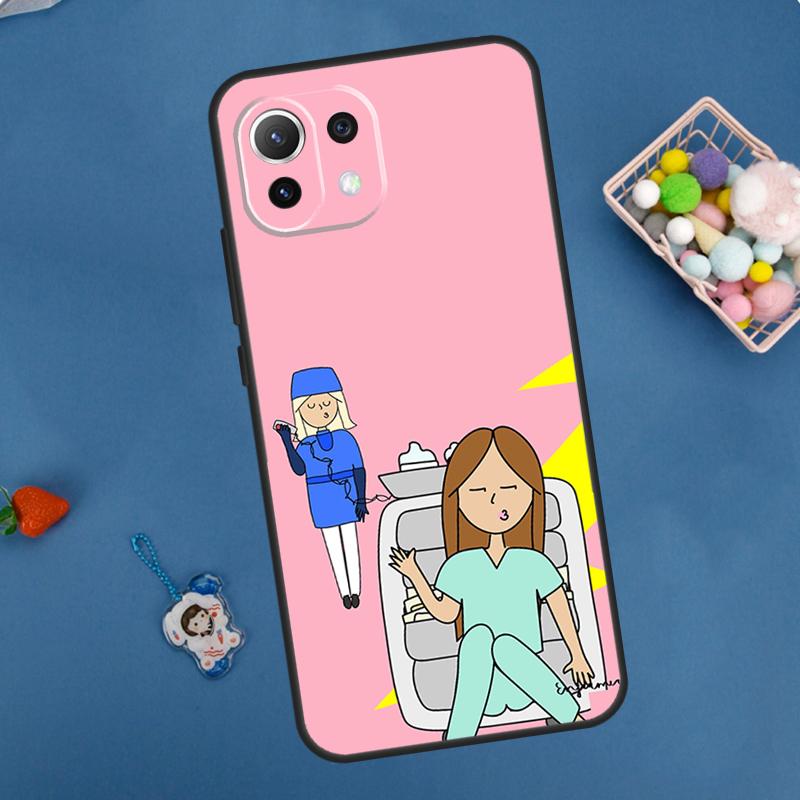 Nurse Doctor Dentist Case For Xiaomi 13 14 15 Ultra 11T 12T 13T 14T Pro POCO X7 Pro X3 X5 X6 M6 F5 F6 Pro Cover