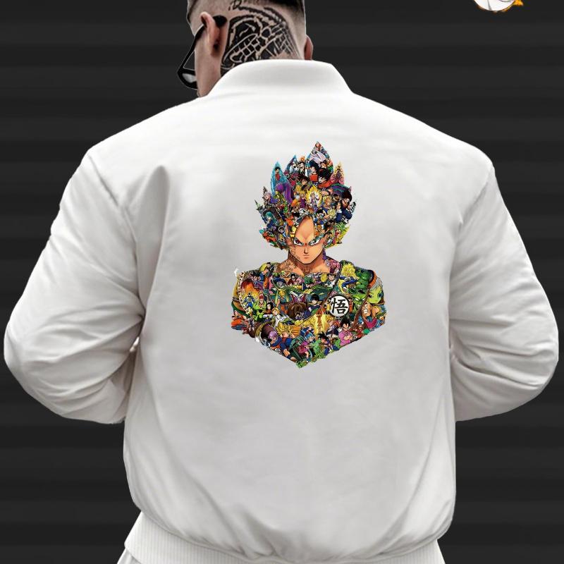 

Dragon Ball Z Battle Armor Baseball Jacket - Saiyan Warrior Inspired Design with Stretch Fabric XXL