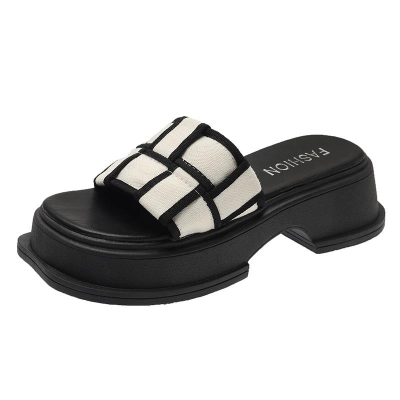 Fashion 2025 Roman Sle Women's Sandals Outdoor Wear Comfortable Breathable Slip-On High Quali Summer oes Faionable Casual Loa...