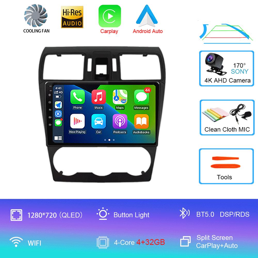 For Subaru Forester XV WRX 2012 -2015 Android 14 Video Player Car Radio Multimedia 2 Din Navigation GPS BT 4G WIFI Stereo DVD