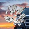 Self-Elastic Latch Security Bolt Latch Anti-theft Spring Latches Stainless Steel Cabinet Hinges Furniture Supplies Hardware