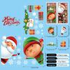 Christmas Electrostatic Stickers: Snowman, Snowflake, Bells - Window & Wall Decorations