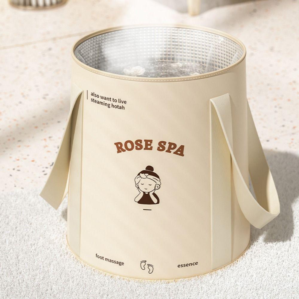 Anti-Leak Foldable Foot Washing Bag Portable Bucket for Soaking Feet  Dormitory