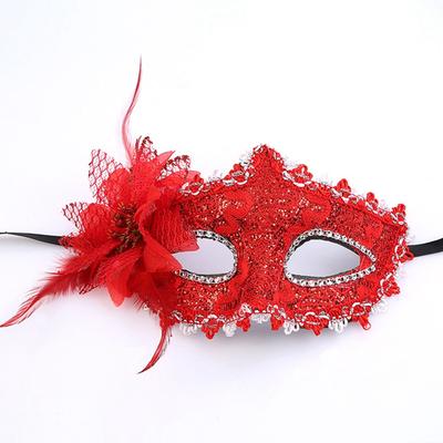 Halloween Dámská Módní Cosplay Oční Maska Maškarní Karnevalová Maškarní Mardi Lesklá Stuha Vánoční Večírek Dámské Obličejové Masky