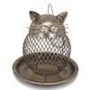 Outdoor Hanging Bird Feeder Garden Tree Mount Squirrel-Resistant Metal Hummingbird With Cups Lid