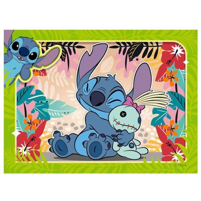 Puzzle box - ravensburger - disney stitch - 12, 16, 20, 24 pièces - enfant - bleu