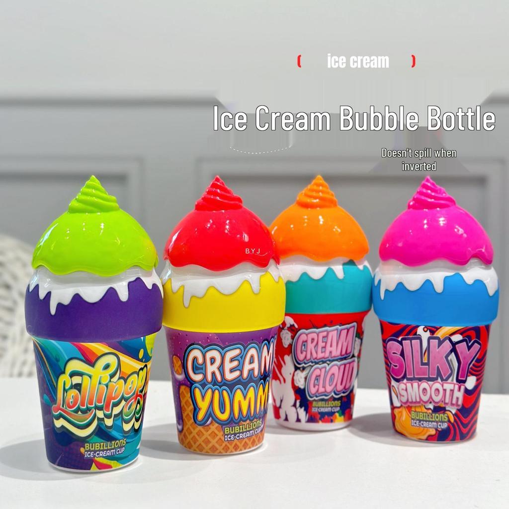 Adorable Spill-Proof Bubble Bottle Toy for Kids - Summer Outdoor Fun