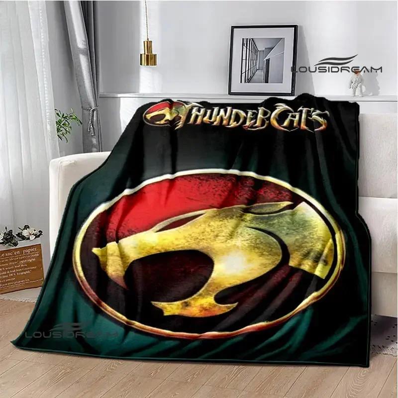Thundercats Cartoon-Druckdecke, warme Decke für Kinder, T-Flansch-Decke, Heimreisedecke, Bettauskleidung, Geburtstagsgeschenk