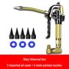 Yellow Universal High-Pressure Pneumatic Grease Gun with Leak-Proof Handle and Electric Nozzle Accessories
