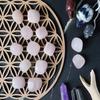 Rose Quartz Tumbled Stones Reiki Chakra Healing Decorative Pebbles, Vase Fillers Tumble Stone for Jewellery Gift Item 13 Pieces Set