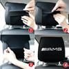 Zsndh4 For AMG Car For Mercedes Benz AMG 1PCS Hot Car Headrest Cover Fit for Mercedes Benz W212 W204 W211W168 W213 W205 W169 W176 W177
