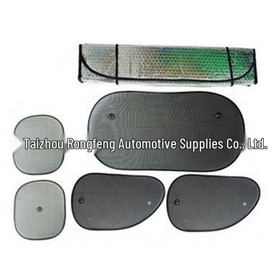 6-Piece Car Sunshade Set for Summer: Front, Side, Slanted, and Rear Windows