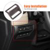 ABS Grain Headlight Switch Button Panel Trim For Toyota Land Cruiser LC250 24+