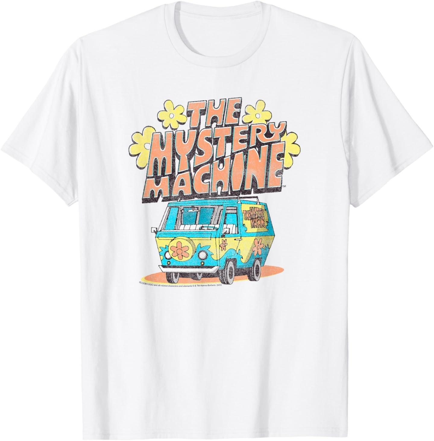 Футболка с логотипом Scooby-Doo Mystery Machine, вид спереди по центру XL