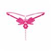 Sexy výšivka Žena Otevřený rozkrok Tanga Nízký pas Kalhotky T-Back Dámské spodní prádlo Spodní prádlo G String 63