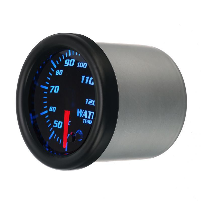 Universelles Auto 2" / 52 mm 7 Farben LED Kühlmittel Temperatur Temp Anzeige Messgerät