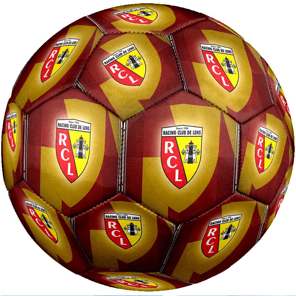 Lens FC Size 5 Standard Football Durable Training Match Soccer Ball for Adult Outdoor Sports