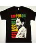 Men'S Haile Selassie Graphic T-Shirt- Black Rasta Tee with Marley& Rastafari Design